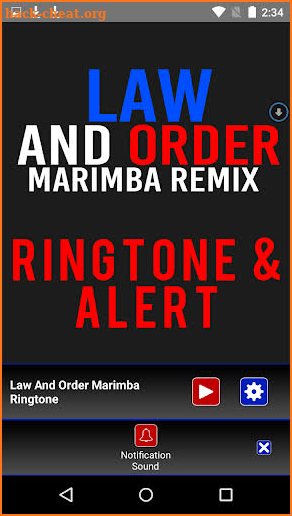 Law And Order Marimba Ringtone screenshot