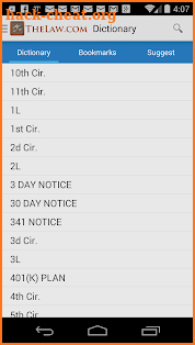 Law Dictionary / Guide screenshot