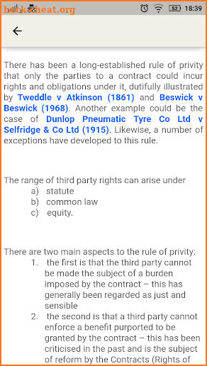 Law Made Easy! Contract Law screenshot