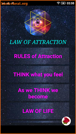 law of attraction "attraction" screenshot