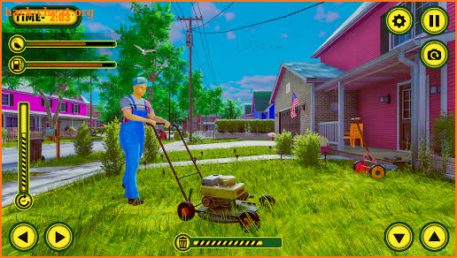 Lawn Mower Grass Cut Simulator screenshot