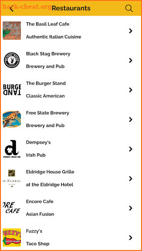 Lawrence Restaurant Week screenshot