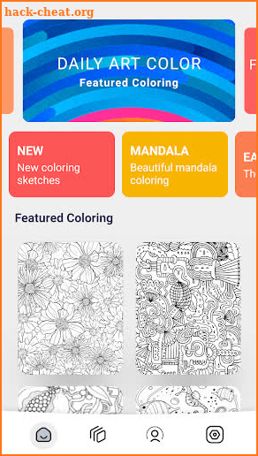 Laxy - Coloring book anti-stress animal & mandala screenshot