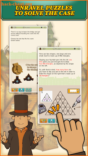 Layton: Curious Village in HD screenshot