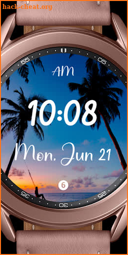 Laze: Beach (Watch Face) screenshot