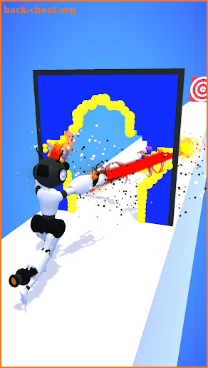 Lazer Man - Wall Cut Runner screenshot