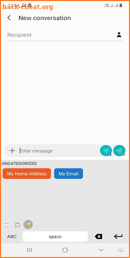 LazyBoard - Phrase Keyboard. screenshot