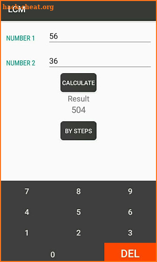 LCM - Least Common Multiple screenshot