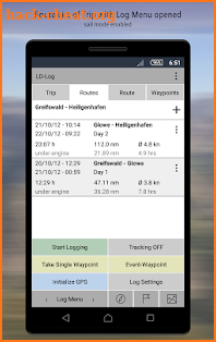 LD-Log - GPS Tracker & Logbook screenshot