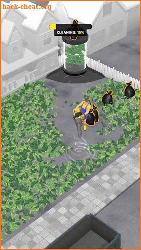 Leaf Blower—City Cleaning Game screenshot