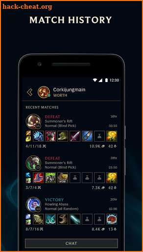 League Friends screenshot