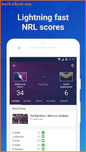 League Live: NRL scores, stats & rugby league news screenshot