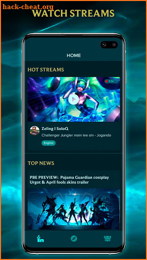 Leaguing - League of Legends Streams, News, Videos screenshot