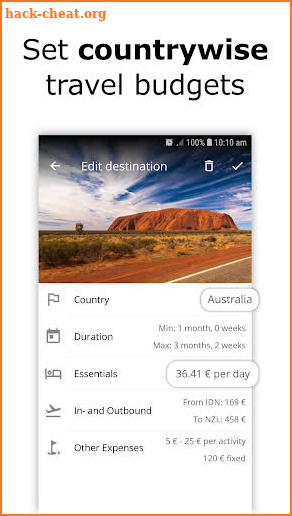 Leap: Plan, Budget & Travel The World screenshot