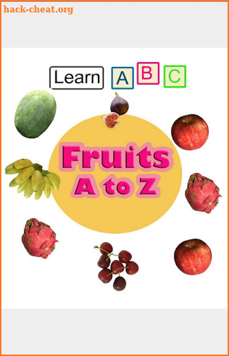 Learn ABC with Fruits A to Z screenshot