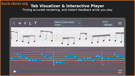 Learn & Create Guitar Tabs screenshot