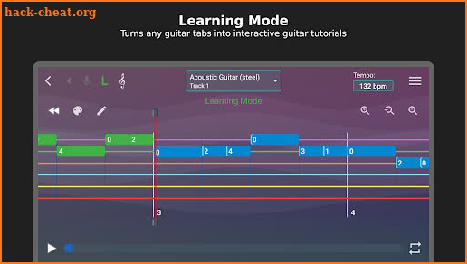 Learn & Create Guitar Tabs screenshot