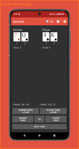 Learn Baccarat screenshot