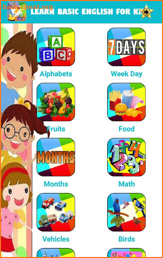 Learn Basic English For Kids screenshot