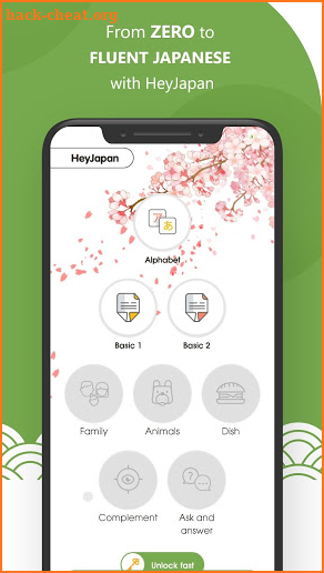 Learn basic Japanese Word and Grammar - HeyJapan screenshot