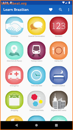 Learn Brazilian Phrasebook Pro screenshot