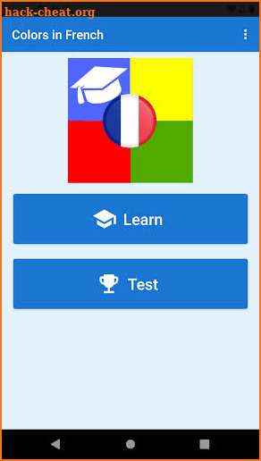 Learn Colors in French screenshot