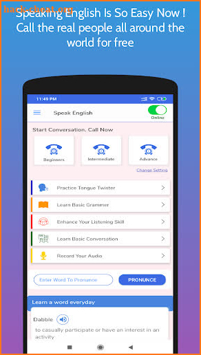 Learn English Speaking - Spoken English in 30 Days screenshot