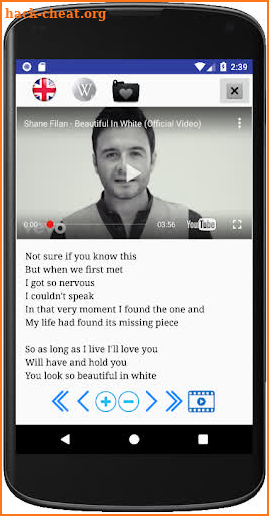 Learn English with Music Video and Song Lyrics screenshot