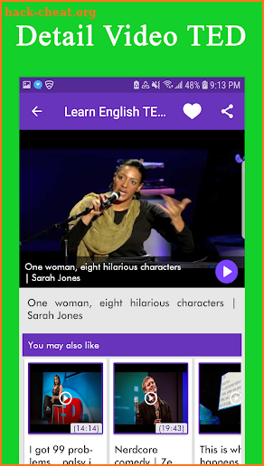 Learn english with video ted talks subtitles screenshot