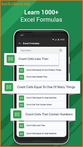 Learn Excel formulas - Excel functions Offline screenshot