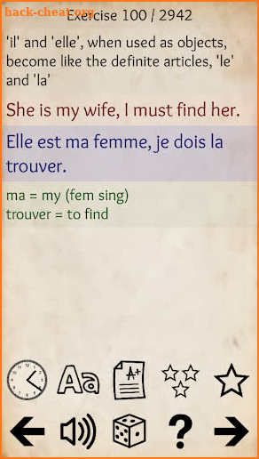 Learn French from scratch full screenshot