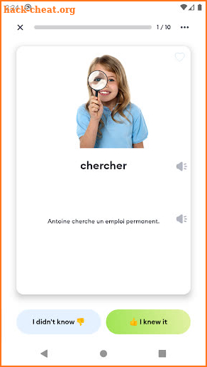 Learn French Vocabulary: Voc App French Flashcards screenshot