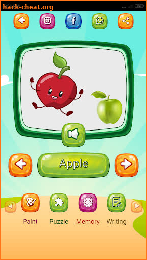 Learn Fruits and Vegetables screenshot