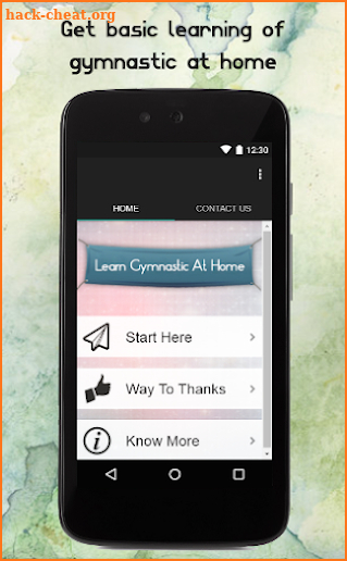 Learn Gymnastic At Home screenshot