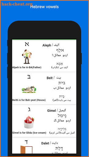 Learn Hebrew-Easy way screenshot