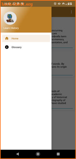Learn History screenshot