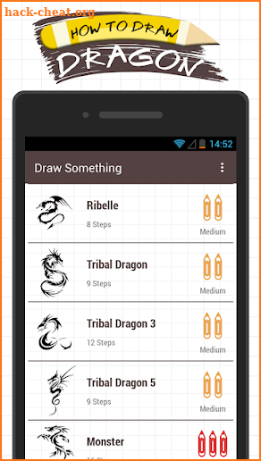 Learn How To Draw A Dragon 2018 screenshot