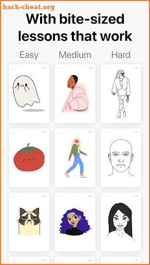 Learn how to draw - ArtWorkout screenshot