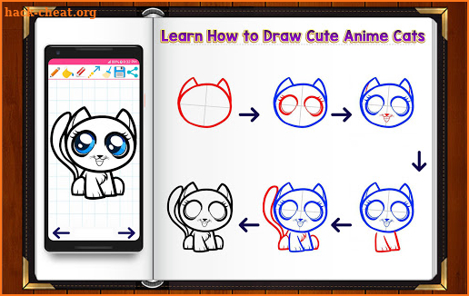 Learn How to Draw Chibi Anime Cats screenshot