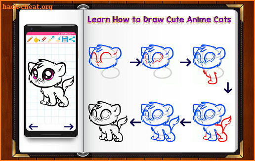 Learn How to Draw Chibi Anime Cats screenshot