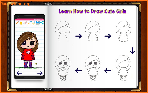 Learn How to Draw Chibi Cute Girls screenshot