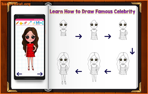 Learn How to Draw Chibi Famous Celebrities screenshot