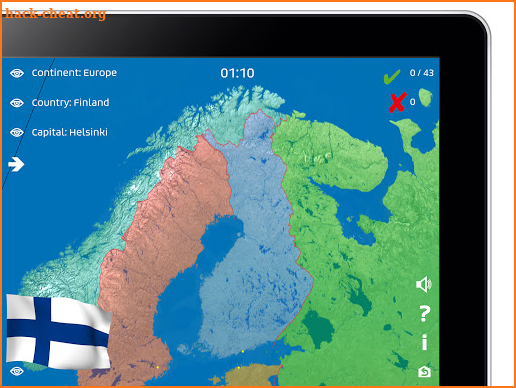 Learn it 3D: Countries screenshot