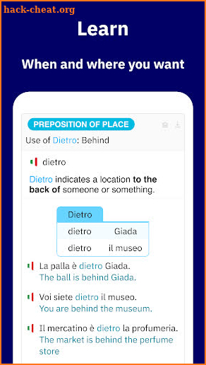 Learn Italian with Wlingua screenshot