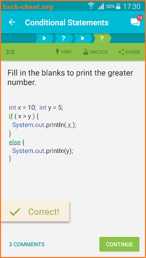 Learn Java screenshot