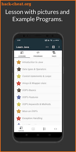 Learn Java Programming (Compiler Included) screenshot