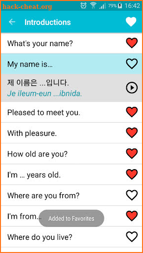 Learn Korean screenshot