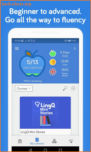 Learn Languages with LingQ | Spanish, French, SRS screenshot