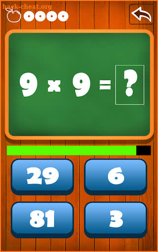 Learn multiplication table screenshot