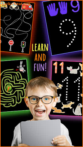 Learn numbers -  Kids drawing screenshot